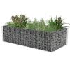Gabion Planter Galvanized Steel 70.9"x35.4"x19.7"