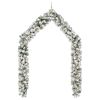 Christmas Garland with LEDs&Ball Set Green 65.6' PVC