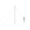 Christmas Tree Lights Indoor Outdoor 800 LEDs Cold White 16 ft
