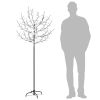 Christmas Tree 200 LEDs Cold White Light Cherry Blossom 6 ft