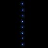 LED String with 150 LEDs Blue 49.2' PVC