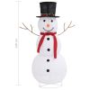 Decorative Christmas Snowman Figure LED Luxury Fabric 4 ft
