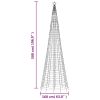 Christmas Tree Light with Spikes 1554 LEDs Blue 196.9"