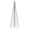 Christmas Tree Light with Spikes 570 LEDs Blue 118.1"