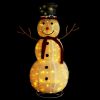 Decorative Christmas Snowman Figure LED Luxury Fabric 4 ft