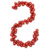 Christmas Balls Garland Red 68.9" Polystyrene