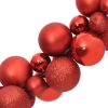 Christmas Balls Garland Red 68.9" Polystyrene