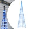 Christmas Tree Light on Flagpole 3000 LEDs Blue 315"