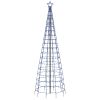 Christmas Tree Light with Spikes 570 LEDs Blue 118.1"
