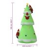 Inflatable Christmas Tree with LEDs 196.9"