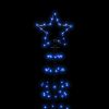 Christmas Tree Light with Spikes 570 LEDs Blue 118.1"