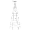 Christmas Tree Light with Spikes 220 LEDs Blue 70.9"