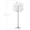 Christmas Tree 200 LEDs Cold White Light Cherry Blossom 6 ft