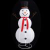 Decorative Christmas Snowman Figure LED Luxury Fabric 6 ft