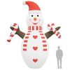 Christmas Inflatable Snowman with LEDs 248"