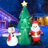 6 Feet Christmas Inflatables Giant Santa Claus Combo Decoration