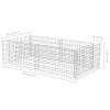 Gabion Planter Galvanized Steel 70.9"x35.4"x19.7"