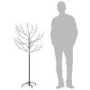 Christmas Tree 120 LEDs Cold White Light Cherry Blossom 5 ft