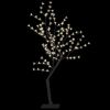 Christmas Tree 128 LEDs Warm White Light Cherry Blossom 4 ft