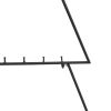 Metal Christmas Tree for Decoration Black 35.4"