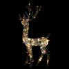 Acrylic Reindeer Christmas Decoration 140 LEDs 4 ft Colorful