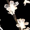 Christmas Tree 128 LEDs Warm White Light Cherry Blossom 4 ft
