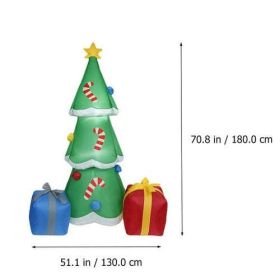 1.5m Giant Inflatable Snowman Led Glowing 1.8m Navidad Infallible Santa (size: L)