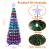 LED Lights Collapsible Christmas Tree Light with Remote App Control IP65 Waterproof Customized Multi-Color Mode Timer Setting Work with Alexa Google