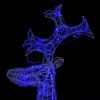 Reindeer Christmas Decoration 90 LEDs 2x1x3 ft Acrylic
